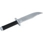 Cuchillo con sierra 33 cm realista