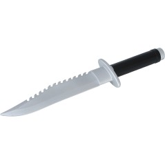 Cuchillo con sierra 33 cm realista -Tus disfraces baratos