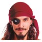 Pañuelo pirata rojo burdeos