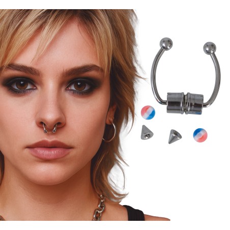 Piercing falso nariz-Tus Disfraces Baratos