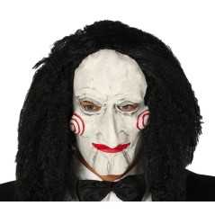 Mascara marioneta con pelo parecida a SAW -Tus disfraces