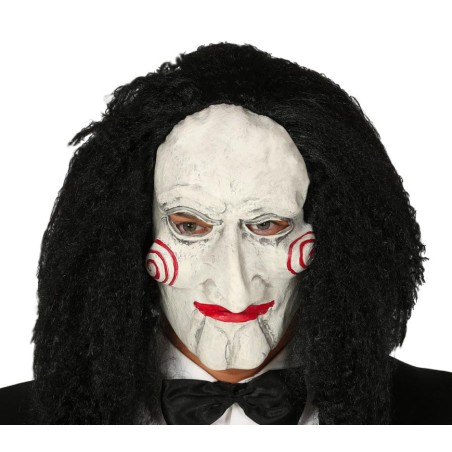 Mascara marioneta con pelo parecida a SAW -Tus disfraces