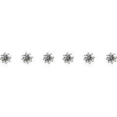 Pendientes brillantes con iman 2 uds-Tus Disfraces Baratos