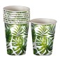 Vasos hojas palma 6 uds