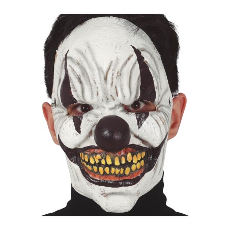 Mascara payaso halloween media cara -Tus disfraces baratos
