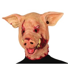 Mascara Cerdo terror similar al de SAW -Tus disfraces
