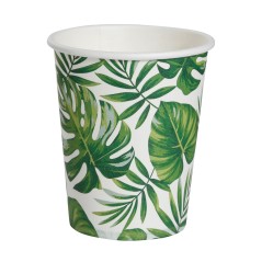 Vasos hojas palma 6 uds-Tus Disfraces