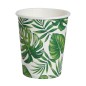 Vasos hojas palma 6 uds