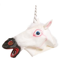 Mascara unicornio blanco careta -Tus disfraces baratos