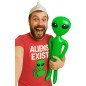Alien verde hinchable 85 cm