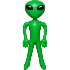 Alien verde hinchable 85 cm -Tus disfraces baratos