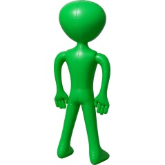 Alien verde hinchable 85 cm -Tus disfraces baratos