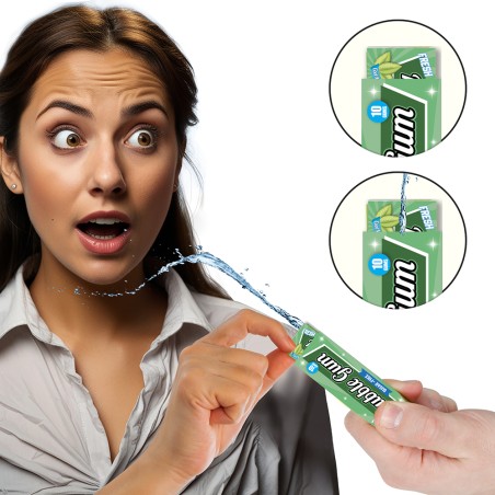 Paquete chicle lanza agua
