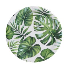 Platos hojas palma 6 uds 23 cm-Tus Disfraces