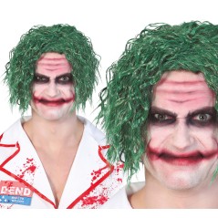 Peluca payaso verde joker-Tus Disfraces