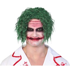 Peluca payaso verde joker