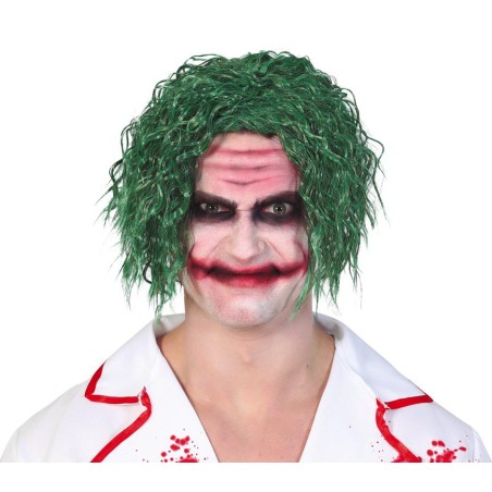 Peluca payaso verde joker