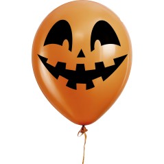 Globos naranjas calabaza halloween 10 uds de 30 cm
