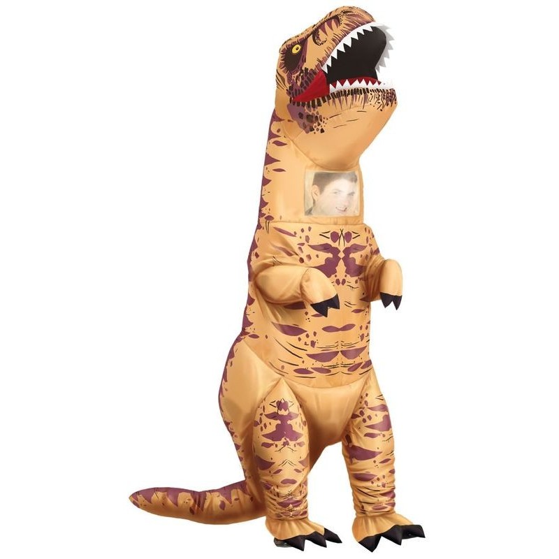 Disfraz Dinosaurio Tiranosauiro Rex hinchable Talla L 52-54