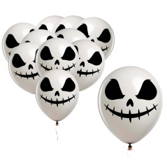 Globos  Jack pesadilla halloween 10 uds de 30 cm-Tus Disfraces baratos