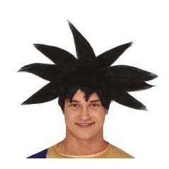 Peluca goku negra deluxe-Tus disfraces baratos