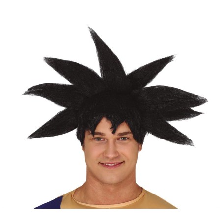 Peluca goku negra deluxe-Tus disfraces baratos