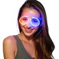 Gafas con  luz neon luminosas 1 ud