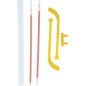 Gafas con  luz neon luminosas 1 ud