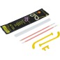 Gafas con  luz neon luminosas 1 ud