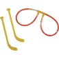 Gafas con  luz neon luminosas 1 ud