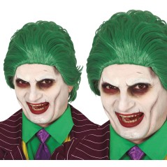 Peluca bufon similar al Joker-Tus Disfraces