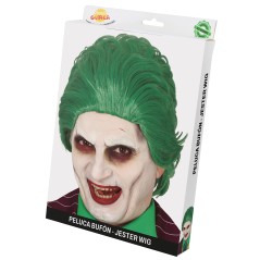 Peluca bufon similar al Joker