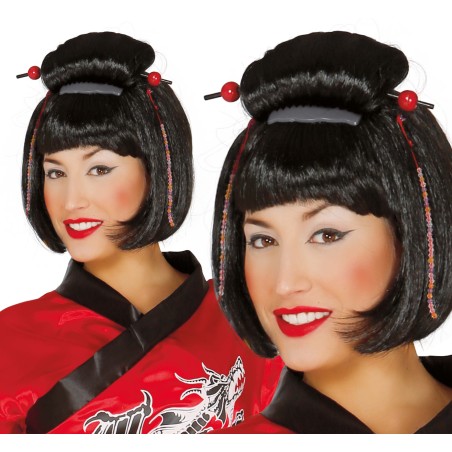 Peluca japonesa-Tus disfraces baratos