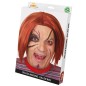 Peluca naranja similar a Chucky el muñeco diabolico