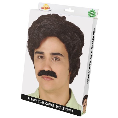 Peluca Pablo escobar narcotraficante colombiano