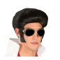 Peluca elvis travolta negra tupe