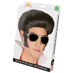 Peluca elvis travolta negra tupe -Tus disfraces baratos