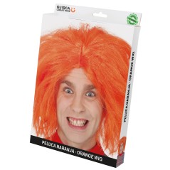 Peluca naranja muñeco diabolico-Tus Disfraces