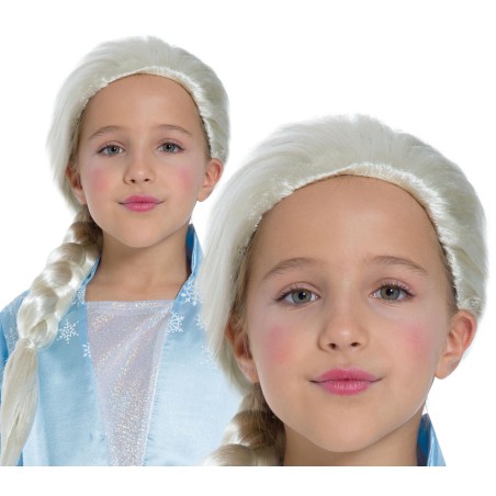 Peluca princesa del hielo infantil similar elsa-Tus disfraces baratos