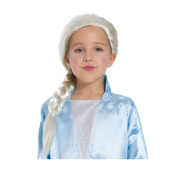 Peluca princesa del hielo infantil similar elsa