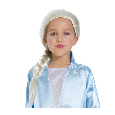 Peluca princesa del hielo infantil similar elsa