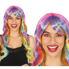 Guante corto negro con raya payaso-Tus disfraces baratos