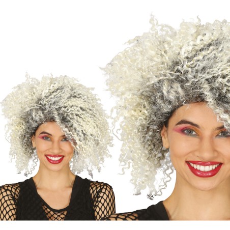 Peluca rizos mechas reina del pop madon-Tus disfraces baratos