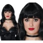 Peluca rizos morena melena