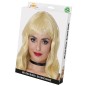 Peluca rizos rubia melena