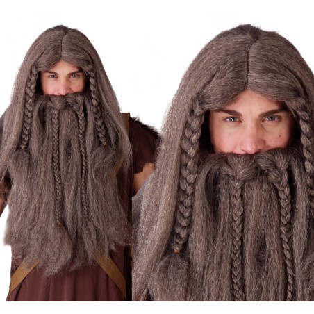 Peluca y barba vikingo-Tus disfraces baratos