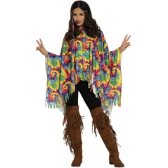Poncho hippie años 70 talla 42-44