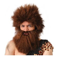 Peluca cavernicola marron lmfao loco