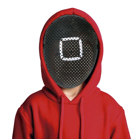 Mascara juego del calamar cuadrado infantil