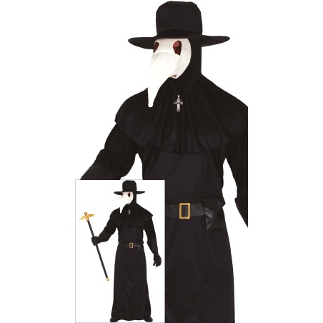 Disfraz Doctor de la peste hombre talla L 52-54